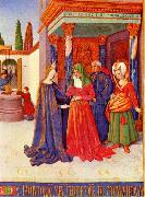 Jean Fouquet Livre d Heures oil on canvas